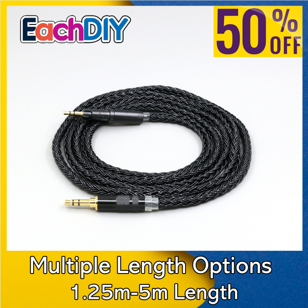 16 Core Black Braided Headphon - Audio Technica Headphone Ath-M50X recension och pris