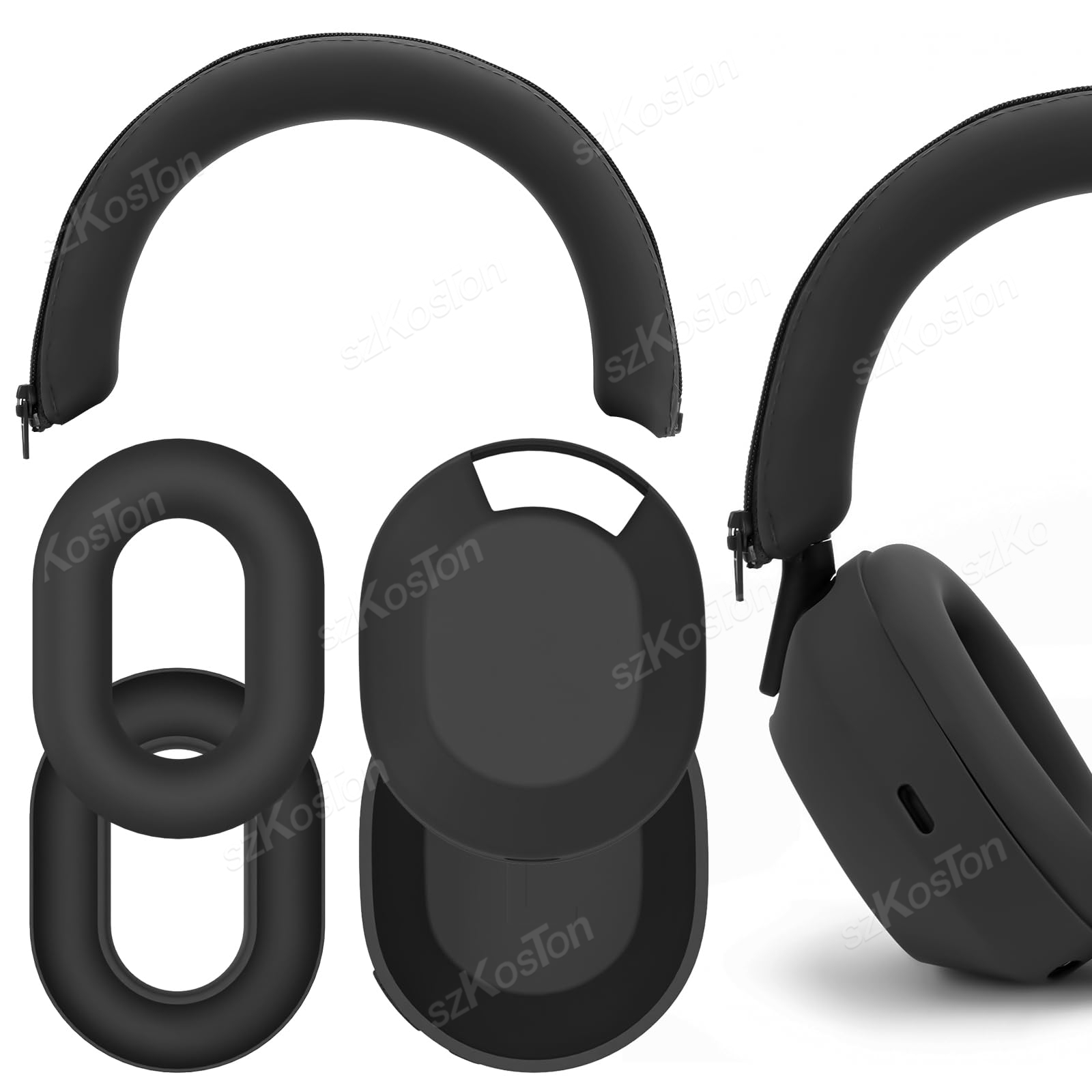 3-in-1 Silicone Protective Cas - Sony Headphone Wh-1000Xm5 recension och pris