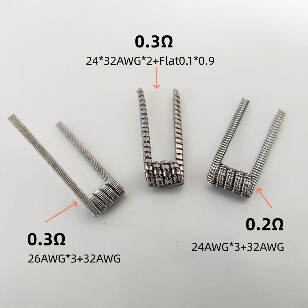 4pcs Premade Resistance Wire A - Coil Building Kit recension och pris
