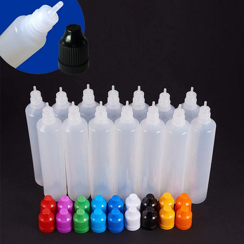 100Pcs 30mL 60ml Squeezable LD - Juice Bottle Dropper recension och pris
