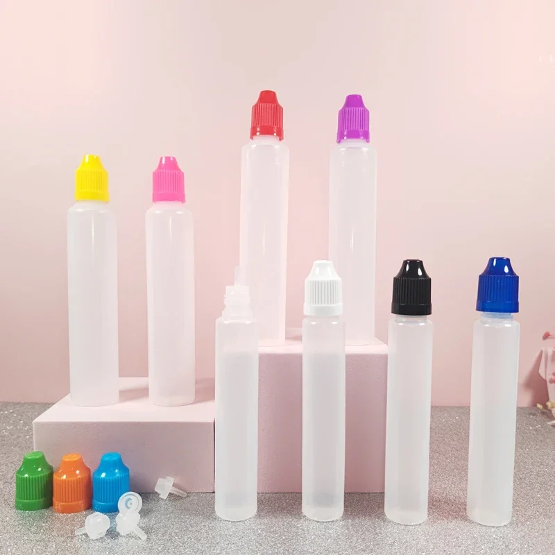 100Pcs 30mL 60ml Squeezable LD - Juice Bottle Dropper recension och pris