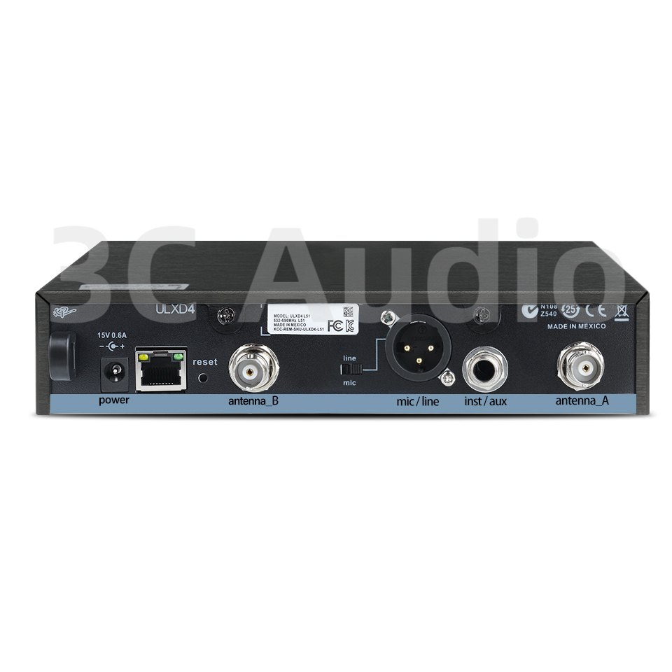ULXD4-SLXD 500/600MHz Professi - Shure Mic Sm58 recension och pris